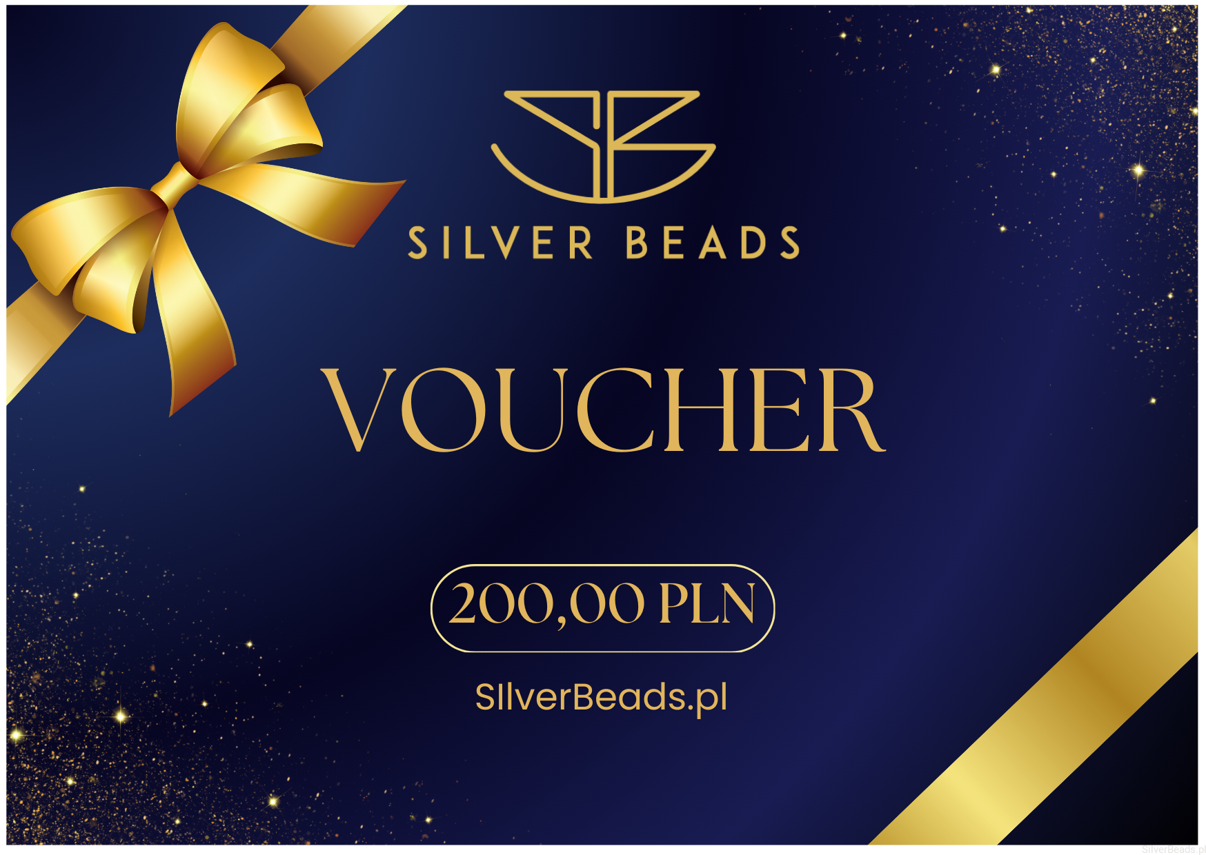 Voucher 200zł karta podarunkowa na zakupy na SilverBeads.pl - cena ...