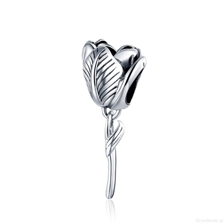 srebrny charms kwiat tulipan G170 .jpg