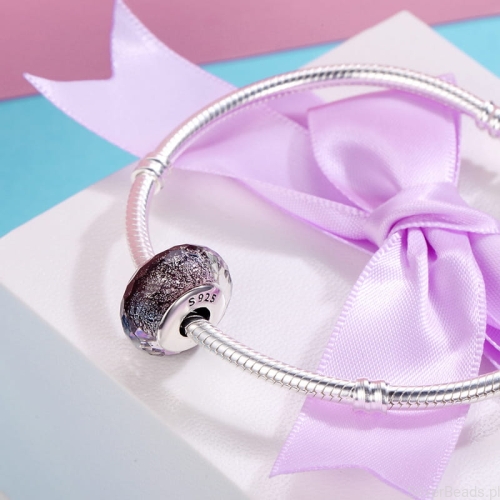 srebrno szkolany charms do Pandora i innych bransoletek modułowych B572