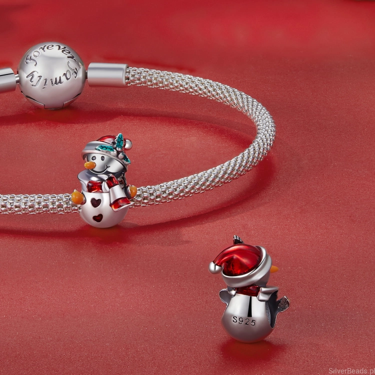 charms bałwan ze srebra 925 G398.jpg