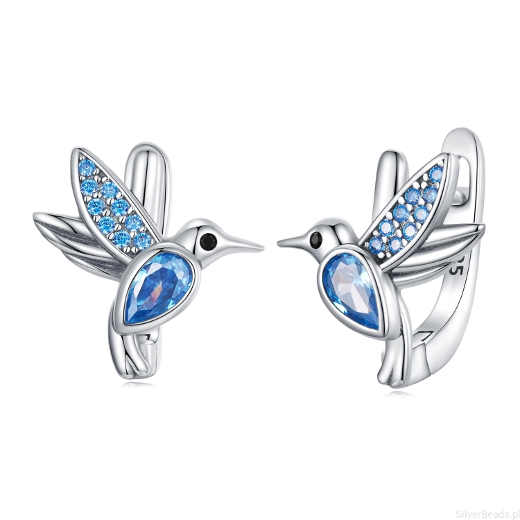 Srebrne kolibry kolczyki K181.jpg