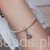 Kryształowe serce i róża charms do bransoletki modułowej typu pandora i innych G414.jpg