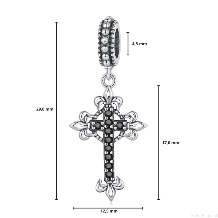 G420 wymiary zawieszki krzyża charms ze srebra próby 925 (1).jpg