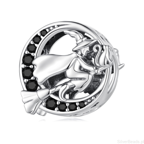 Charms czarownica lecąca na miotle G437 .jpg