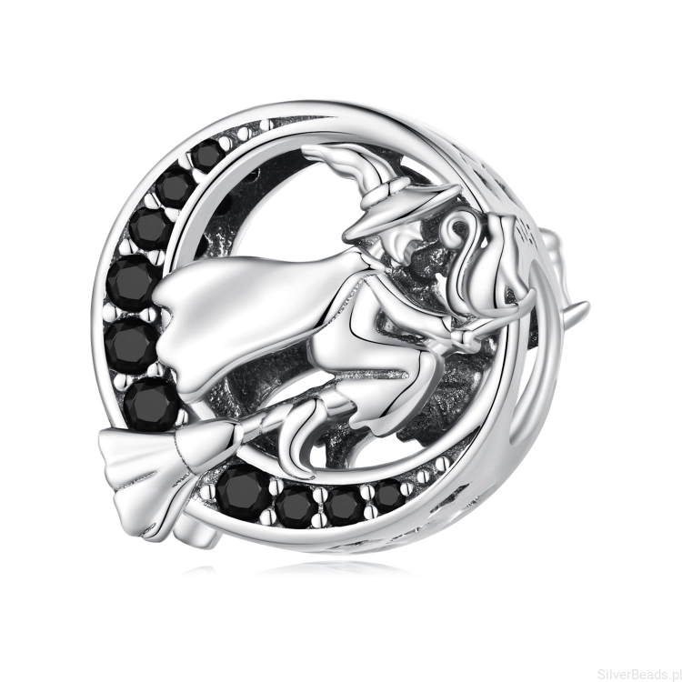 Charms czarownica lecąca na miotle G437 .jpg