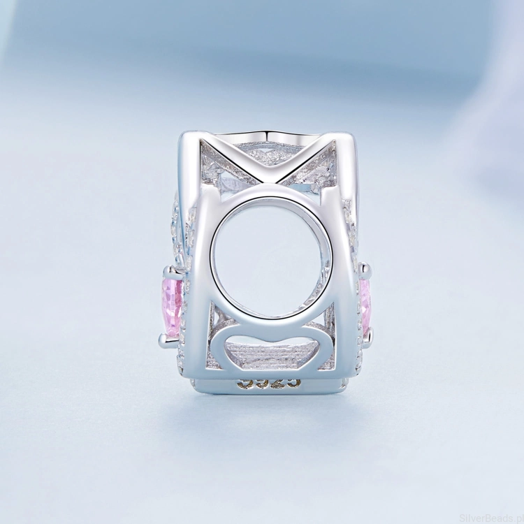 Srebro 925 charms serce koralik G446.jpg