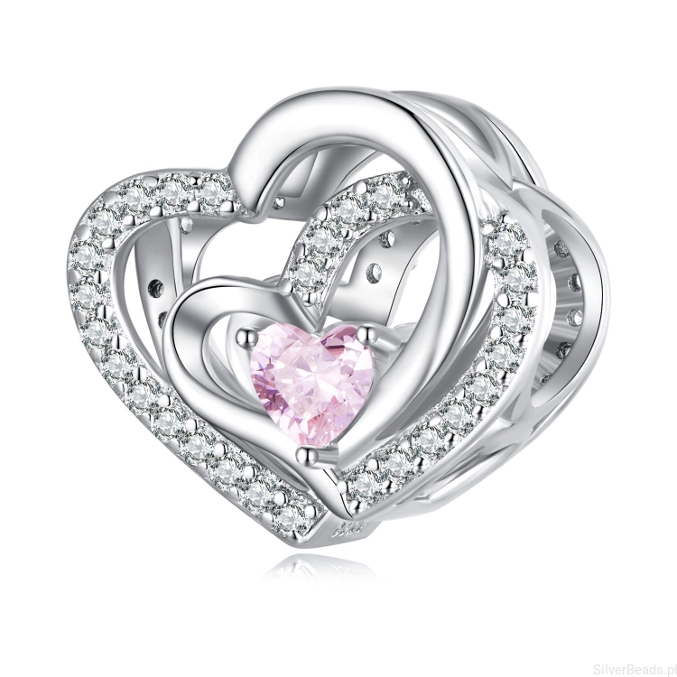 Srebrne serce charms G446.jpg