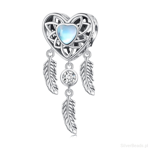 Charms Serce łapacz snów serce G453.jpg