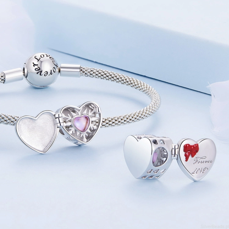 Prezent dla ukochanej charms serce G460.jpg