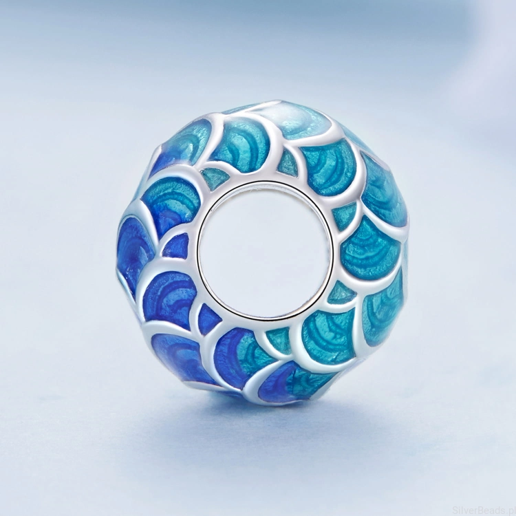 Srebrny charms słocze łuski G462.jpg