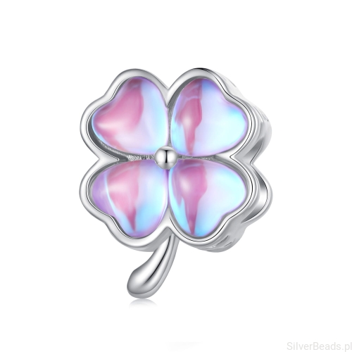 Charms czterolistna koniczynka srebro 925 G478.jpg