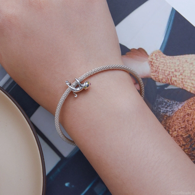 Charms kot do bransoletki Pandora lub innej bransoletki modułowej G480.jpg