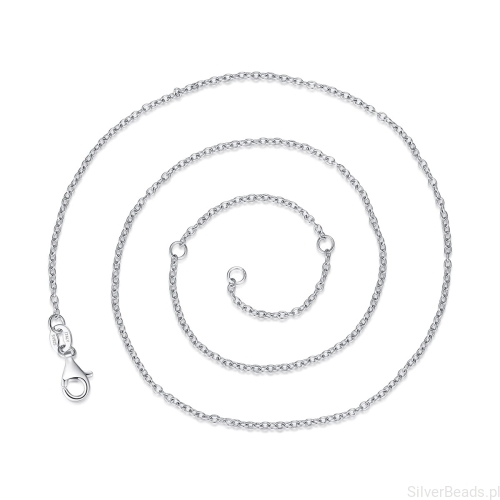 Srebrny naszyjnik do zawieszek charms