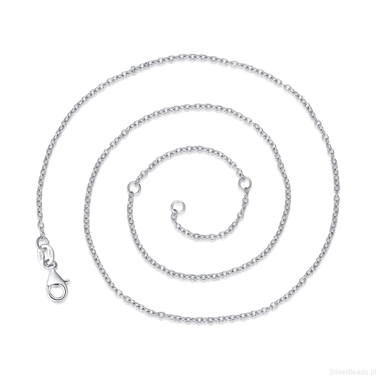 Srebrny naszyjnik do zawieszek charms
