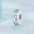 Srebrny charms stoper spinka w gwiazdki G495