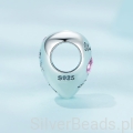 serce charms ze srebra próby 925 G531