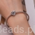 srebrny charms serce do Pandora i innych bransoletek modułowych charms G536