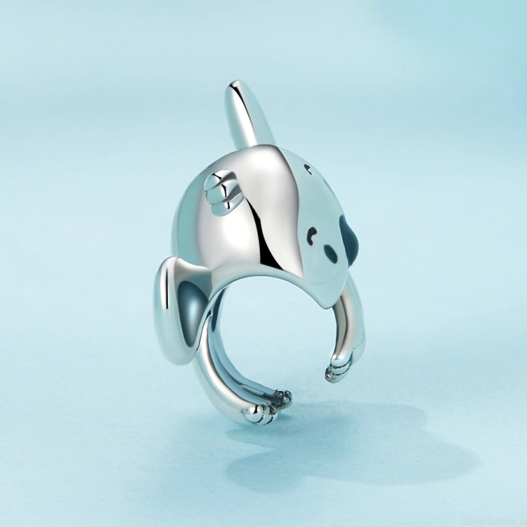 Srebrny miś koala charms do bransoletki modułowej G544