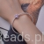 fioletowy kwiat charms do Pandora i innych bransoletek modułowych G546