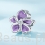 srebrny charms koralik beads kwiat kwiatek G546