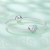 Srebrna bransoletka typu Pandora i charms serce Faberge G555
