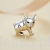 srebrny piesek buldog koralik charms G566