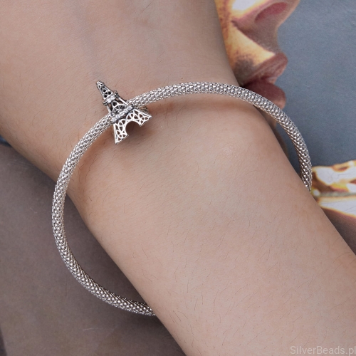 Wieża Eiffla zawieszka do Pandory, SilverBeads i innych bransoletek znanych producentów G575