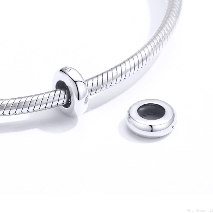 Srebrne charmsy stopery do bransoletek Pandory Aparatu SilverBeads Yes  i innych G580