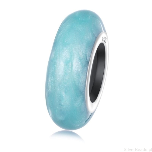 Srebrny beads stoper do Pandory i innych bransoletek modułowych G584