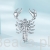 Charms srebro 925 Duży skorpion koralik do bransoletki modułowej charms G630