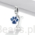 Charms srebro 925 kość i psia łapka koralik do bransoletki modułowej charms
