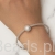 Uniwersalny srebrny charms Kula ozdobiona kryształkami pasujący do Pandora SilverBeads Apart Yes Kuru i innych bransoletek modułowych