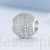 Charms srebro 925 Kula ozdobiona kryształkami koralik do bransoletki modułowej charms