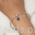 Uniwersalny srebrny charms serce zmieniające kolor pasujący do Pandora SilverBeads Apart Yes Kuru i innych bransoletek modułowych G689