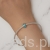 Uniwersalny srebrny charms turkusowy stoper pasujący do bransoletek modułowych Pandora, SilverBeads, Apart, Yes, Kuru i innych.