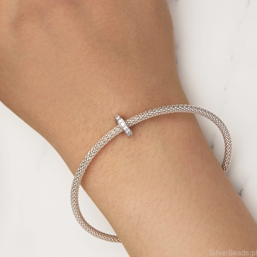 Uniwersalny srebrny charms zamykany pasujący do bransoletek modułowych Pandora, SilverBeads, Apart, Yes, Kuru i innych.