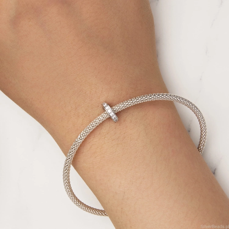 Uniwersalny srebrny charms zamykany pasujący do bransoletek modułowych Pandora, SilverBeads, Apart, Yes, Kuru i innych.