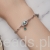 Srebrna bransoletka Łańcuszek w splocie Gucci / marynistycznym i charms