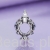 Charms ze srebra próby 925 Lampa Aladyna ozdobiona kryształkami G744
