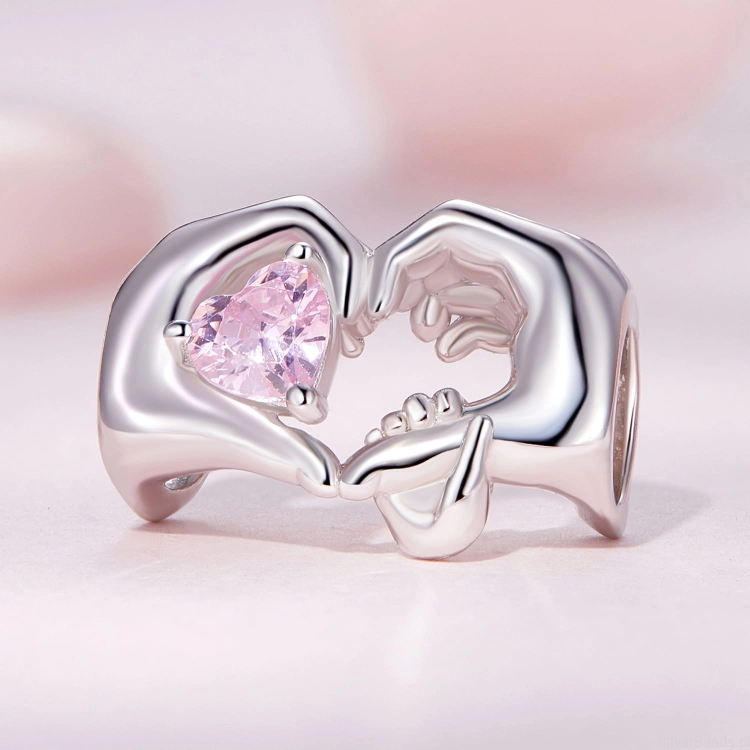 Charms srebro 925 na dzień mamy koralik do bransoletki modułowej charms
