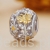 Charms srebro 925 Kula z pozłacanych kwiatów i biedronek G775 koralik do bransoletki modułowej charms