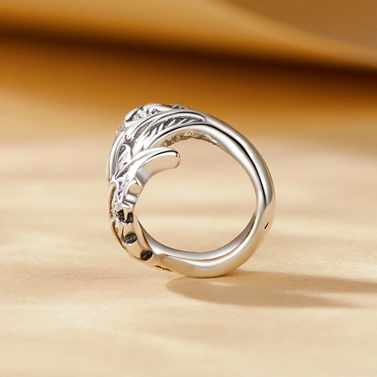 Charms srebro 925 Jesienne skręcone liście do bransoletki modułowej charms