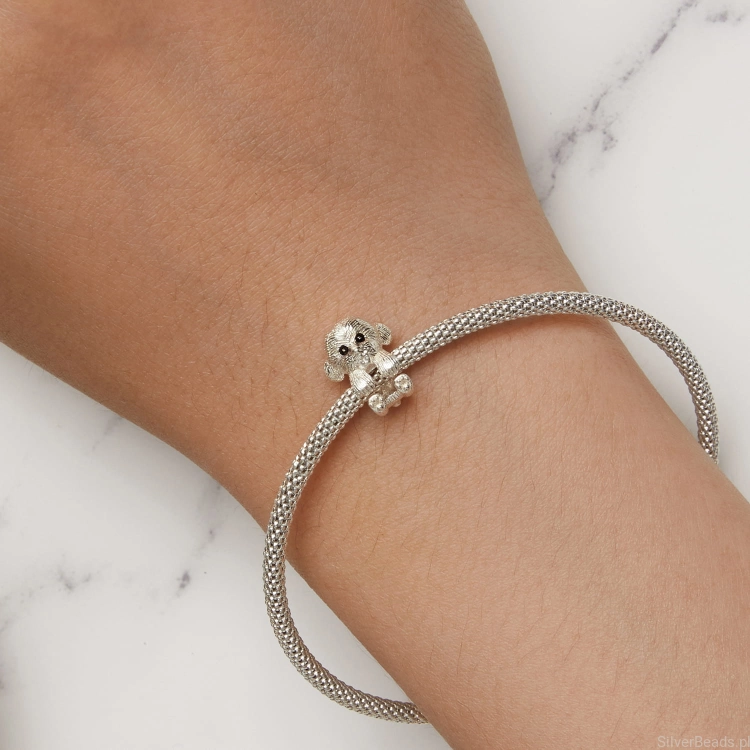 Uniwersalny charms Bichon frisedo bransoletek modułowych Pandora, Apart, Yes, Kuru i innych.