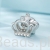 Charms srebro 925 Srebrna korona ozdobiona kryształkami koralik do bransoletki modułowej charms