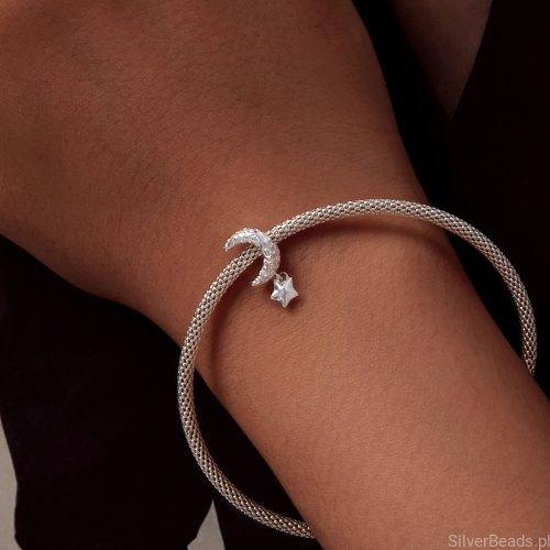 Uniwersalny charms księżyc do bransoletek modułowych Pandora, Apart, Yes, Kuru i innych.