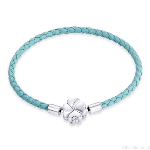 Skórzana bransoletka modułowa charms