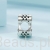 Charms srebro 925 Serce z domkiem pod drzewem ozdobione kryształkami koralik do bransoletki modułowej charms