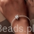 Uniwersalny charms błękitne serce z gwiazdkami do bransoletek modułowych Pandora, Apart, Yes, Kuru i innych.