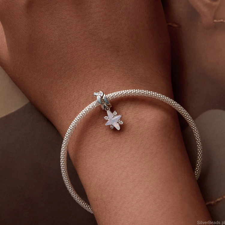 Uniwersalny charms gwiazdka z nieba do bransoletek modułowych Pandora, Apart, Yes, Kuru i innych.