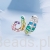 Charms ze srebra próby 925 Kolorowy kameleon